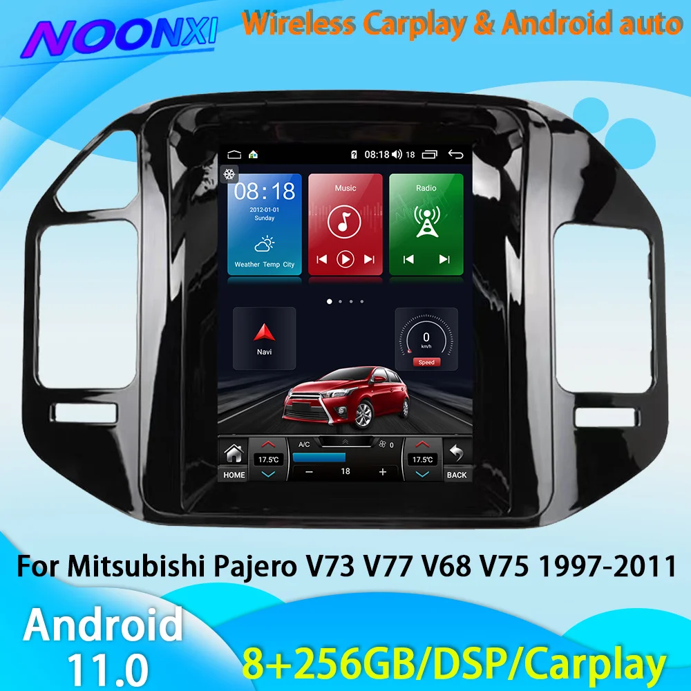 

Android 11.0 8G+256G For Mitsubishi Pajero V73 V77 V68 V75 1997-2011 Radio Car Multimedia Player Auto GPS Navigation Head Unit