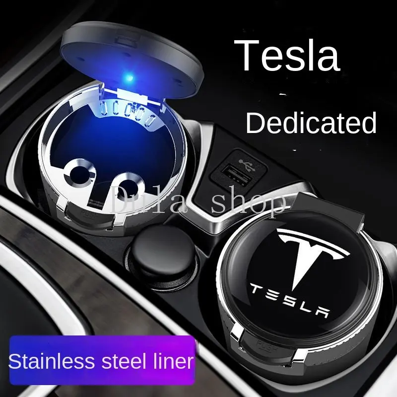 

Suitable for Tesla car ashtray Model 3/Y/S/X special ashtray in multi-purpose vehicle