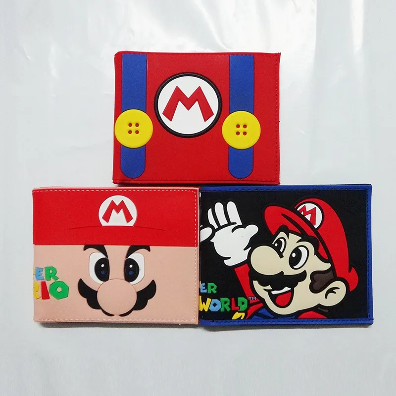 

Super Mario Bros Cartoon Wallet Anime Figures Mario Luigi Yoshi Bowser Toad Games Coin Purse Fashion Kawaii Storage Bag Gifts
