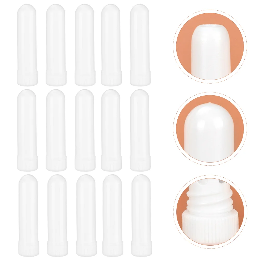 

Inhaler Nasal Tube Essential Oil Tubes Blank Aromatherapy Emptyrefillable Sticks Inhalers Nose Wicks Oils Stick Tape Container