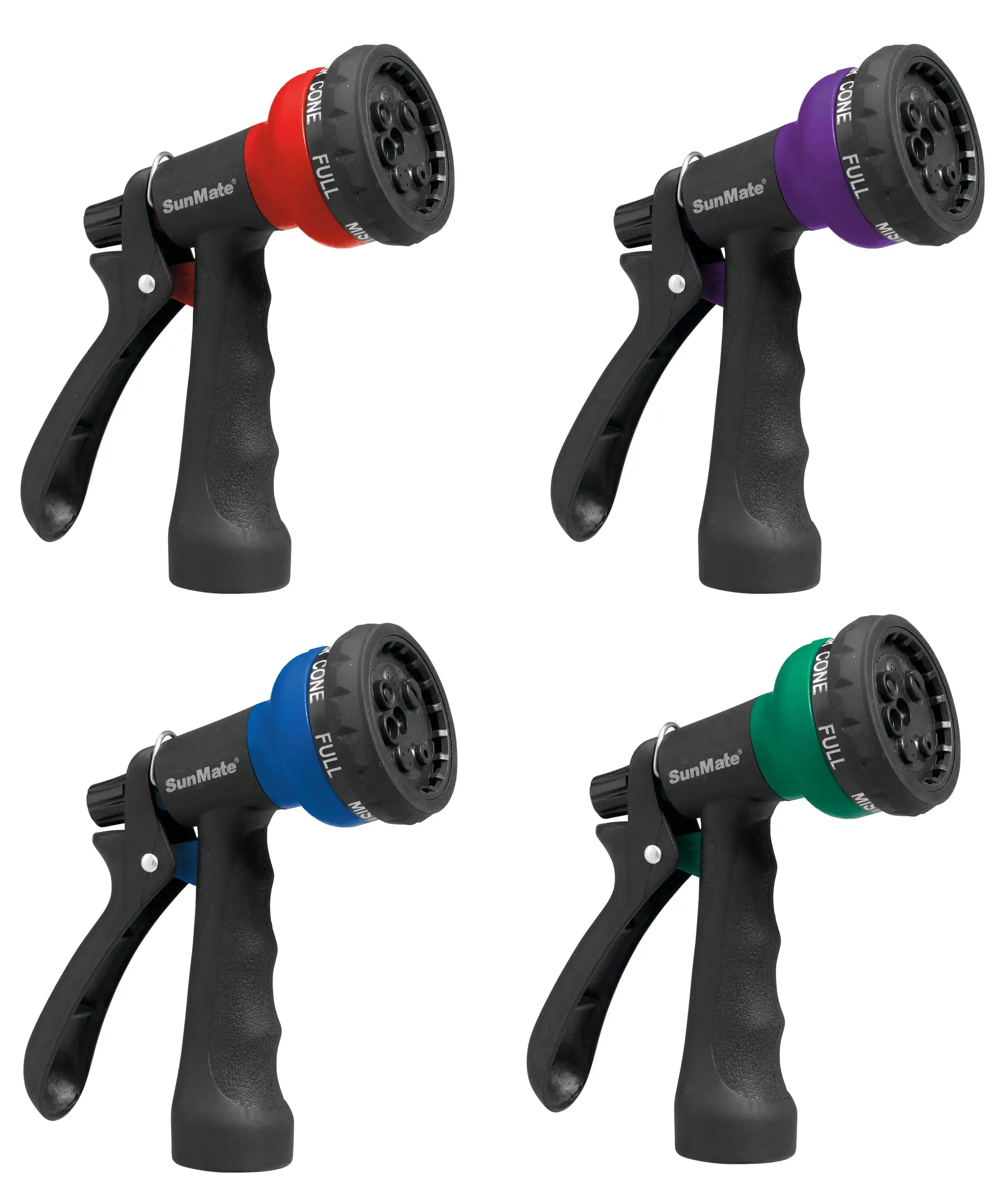 7 Spray Pattern Adjustable Water Pistol - Lawn & Garden Hose Nozzle 56016N