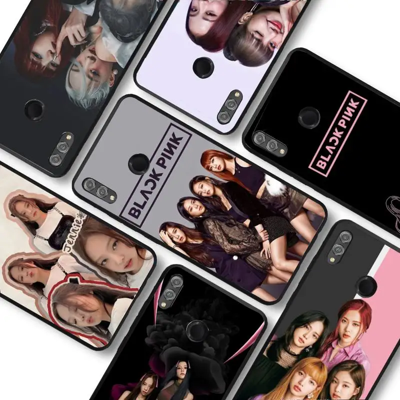 

PINKS AND BLACK Phone Case For Huawei honor 10Lite 10i 20 8x 10 for Honor 9lite 9xpro Back Coque