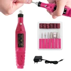 Электрическая дрель для ногтей, Машинка для педикюра, дрель для ногтей, салонная дрель, сильный шлифовальный напильник для удаления гель-лака, инструменты для маникюра