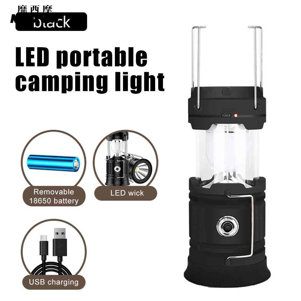 

Подвесной светильник на солнечной батарее для пикника, 800 мАч