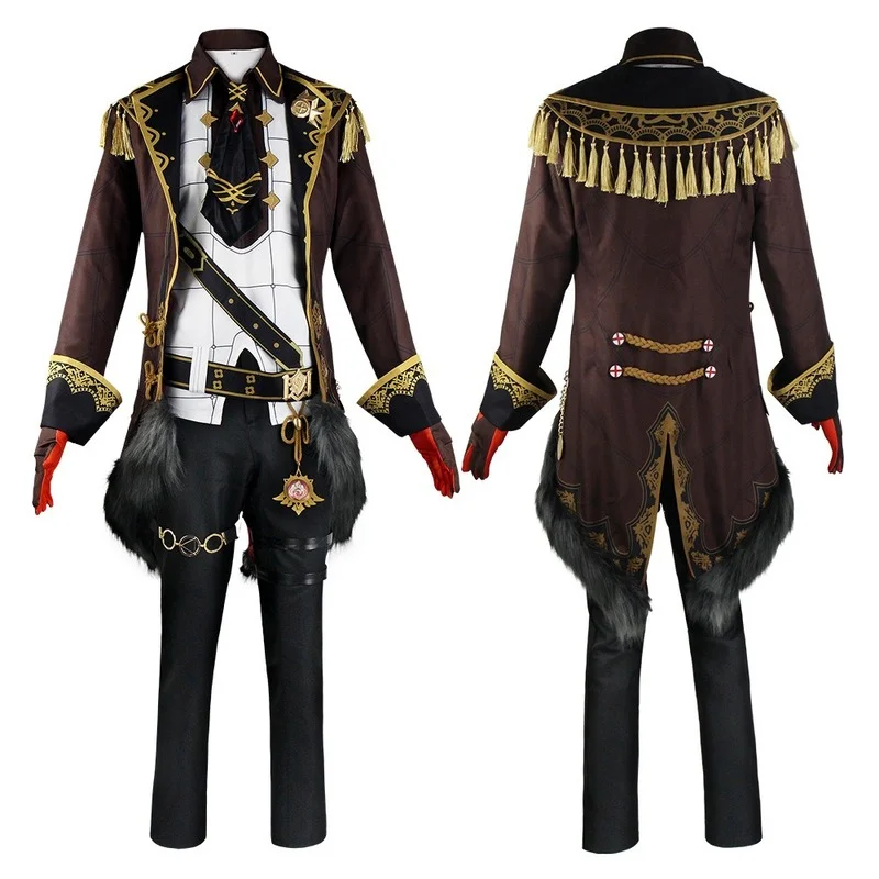 

Genshin Impact Diluc Cosplay Anime Game Novelty Costume Clothing Men's Full Set