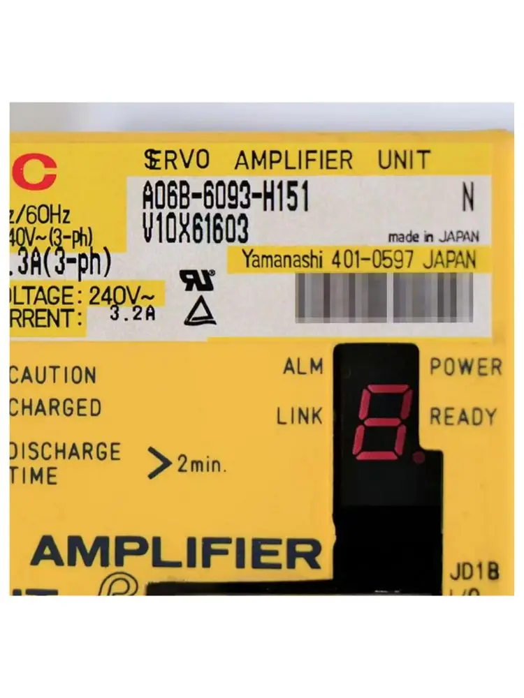 Подержанный привод A06B-6093-H151 протестирован в порядке.