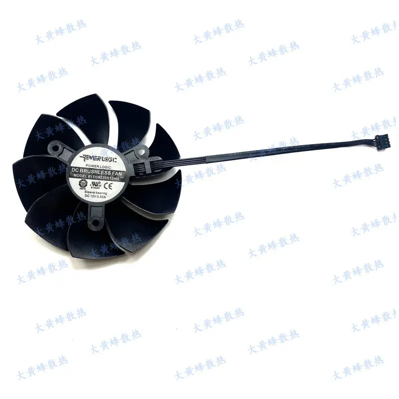 Фото Новый охлаждающий вентилятор для видеокарт EVGA RTX2060 GTX1650 1660 1660ti ITX PLD09220S12HH DC2V 0.55A №2