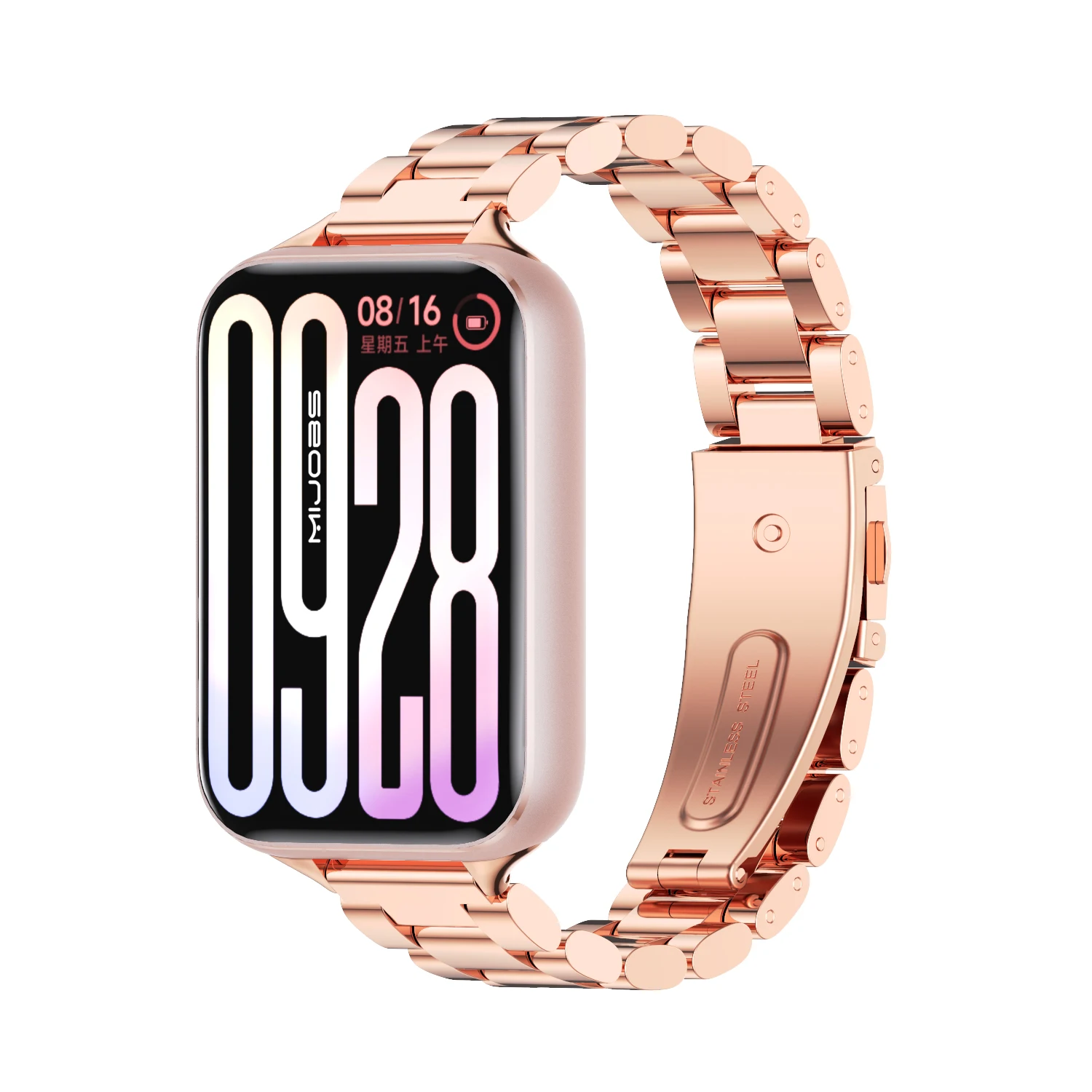 Фото Металлический ремешок для Mi Band 10 Pro 9 Pro, браслет для Mi Band 8 Pro, ремешок для Xiaomi Smart Band 9 Pro, браслет из нержавеющей стали №2