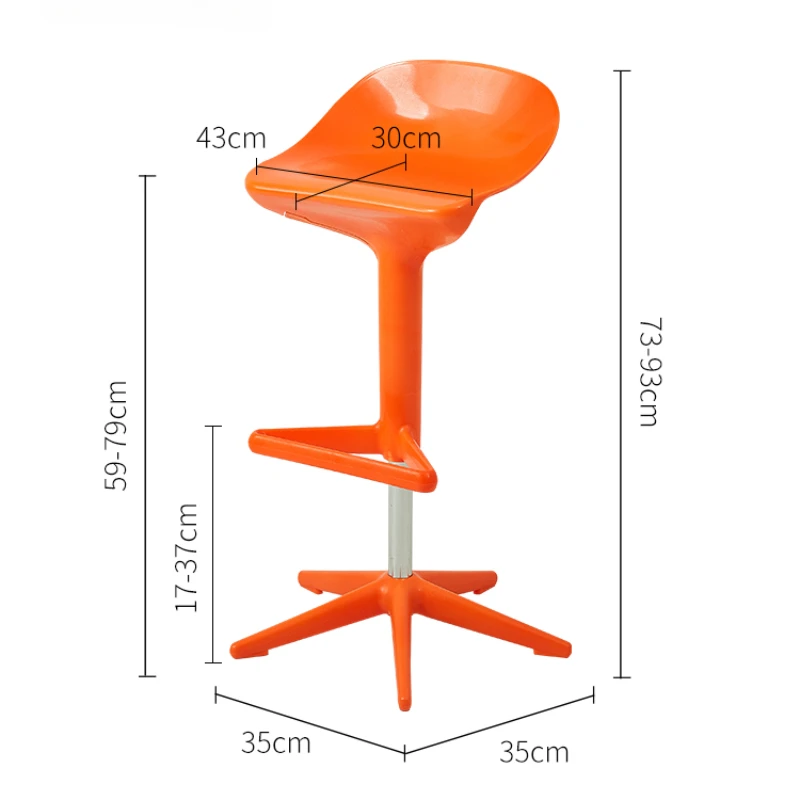 Современный Вращающийся барный стул роскошная функциональная Регулируемая