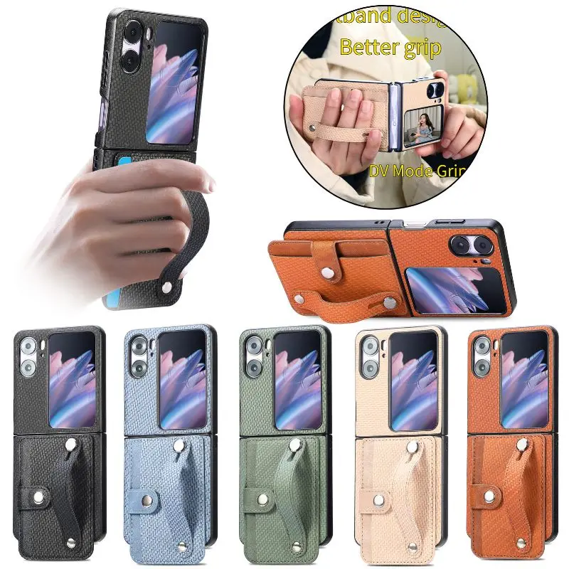 

Creative Multiple Styles Phone Case For OPPO Find N2 Flip 360° Full Protection Shockproof Anti-Drop Cell Phone Back Cover
