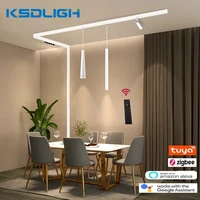 modern magnetic track light recessed smart zigbee tuya dimmable stripe lighting system rail lights spotlight floodlight ac220v