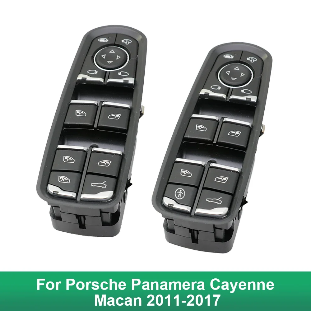 Новый зеркальный переключатель Power Windows для Porsche Panamera Cayenne Macan 2011-2017 7PP959858M 7PP959858A 7PP