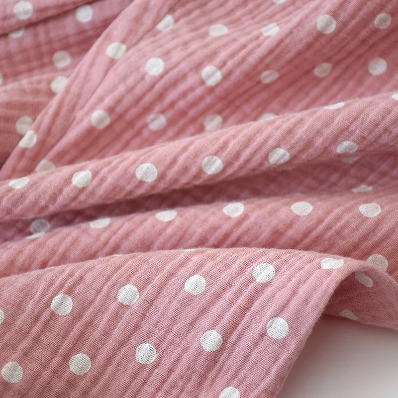 Sleepwear 100% Gauze Cotton Pajamas for Women Long Pants  Pyjamas Set 2Pcs Spring Loungewear Fashion Home Clothing Homewear