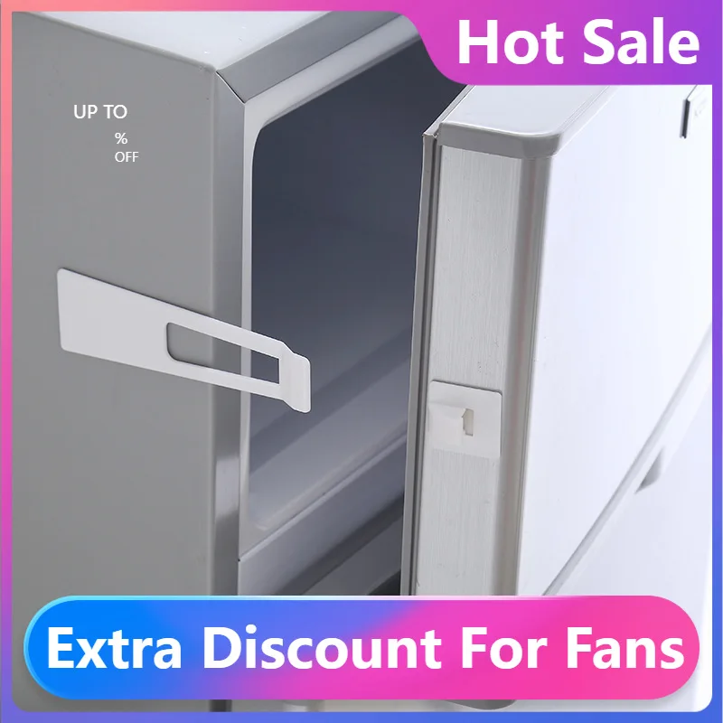 

Fashion New Refrigerator Lock Fridge Freezer Door Catch Lock Toddler Kids Child Cabinet Safety Lock for Baby Safety Child Lock