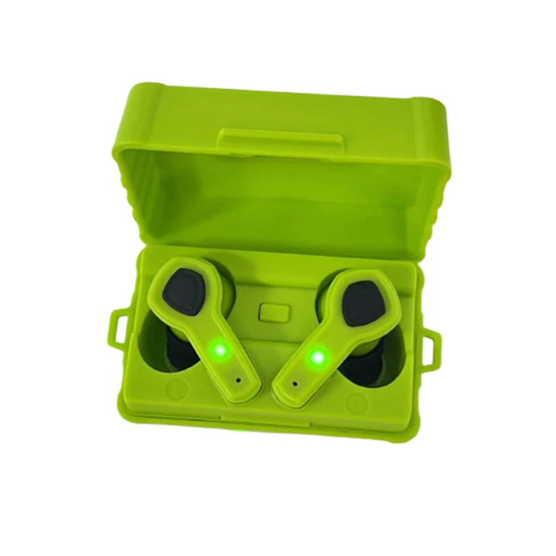 RISENKE Ear Plug Kit AC550 , Noise Reduction, Rechargeable, Construction, Manufacturing, Maintenance,USB Charging，Color