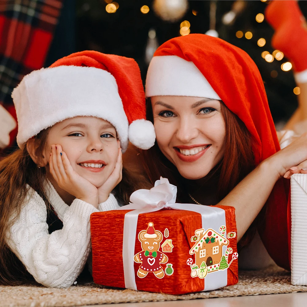 6/12 листов Детские снежинки с имбирным человеком