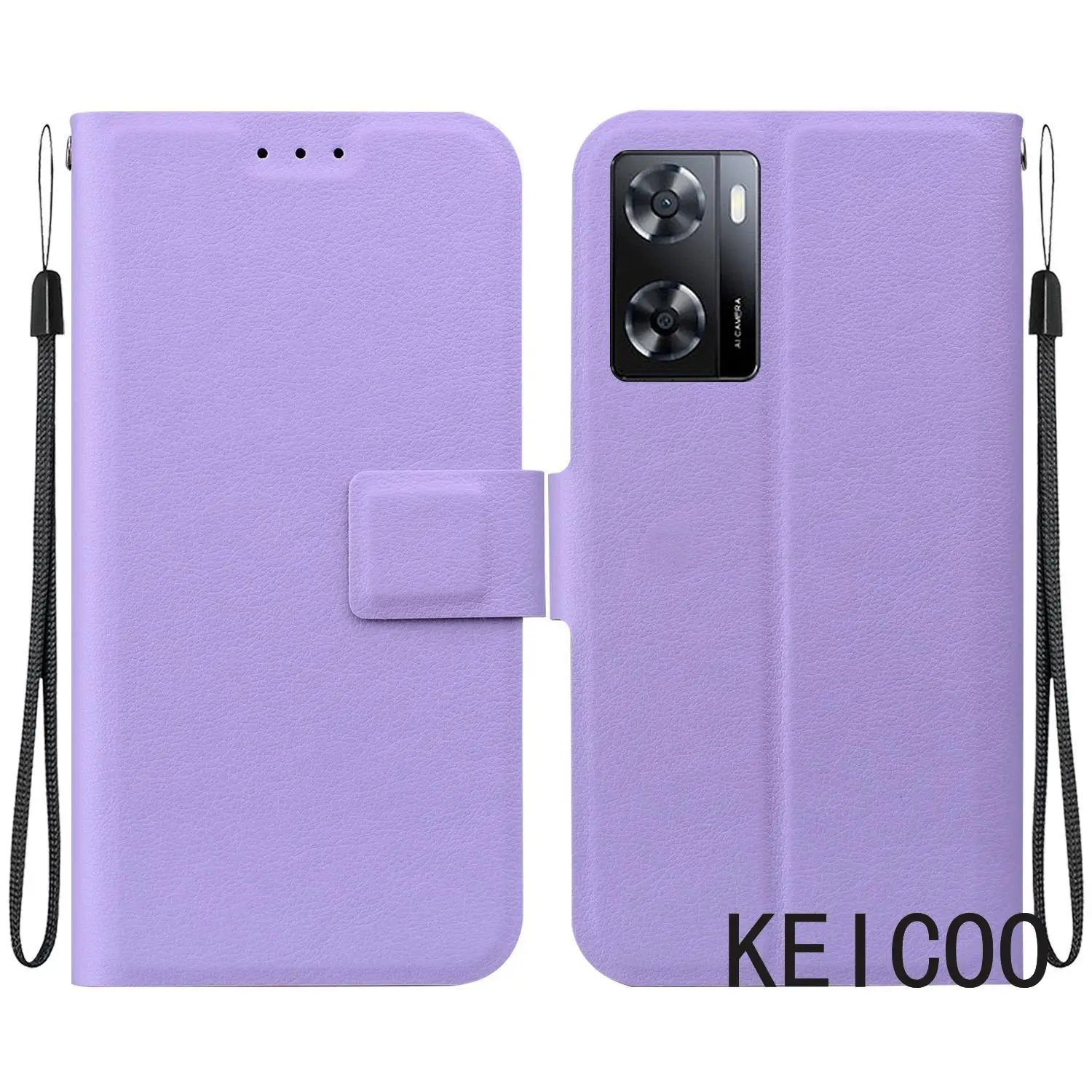 Для Oppo K10 A57 A57e A57s A77 A77s Realme Q5i V23 Narzo 50 4G 5G (Китай) однотонный откидной чехол с защитой