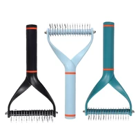 2022jmt cat comb pet hair removal grooming massaging comb dogs detangler fur knot trimming deshedding brush pet cleaning supplie