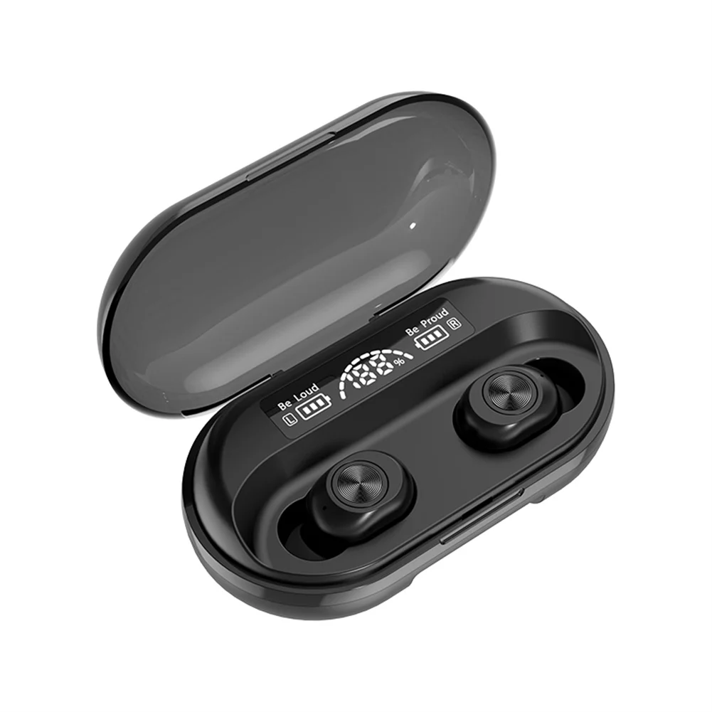 

Bluetooth-наушники, беспроводные наушники, Tws гарнитура, спортивные стереонаушники-вкладыши, водонепроницаемые шумоподавляющие HD-наушники с ми...