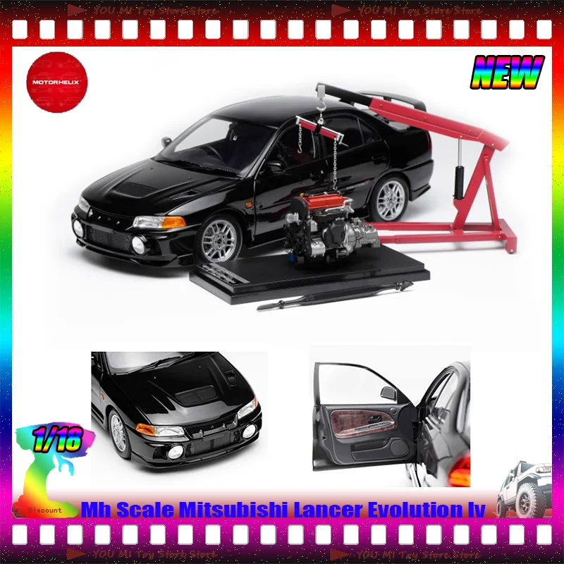 Модель автомобиля Mitsubishi Lancer Evolution Iv 1:18 | AliExpress