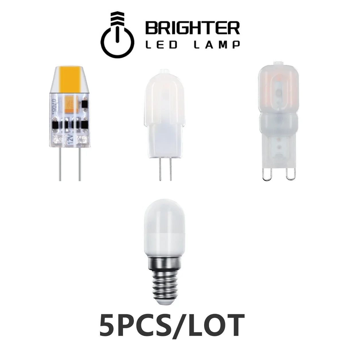 Светодиодный светильник для холодильника Mini Crystal Light G4 G9 AC/DC 12 В AC220V теплый белый