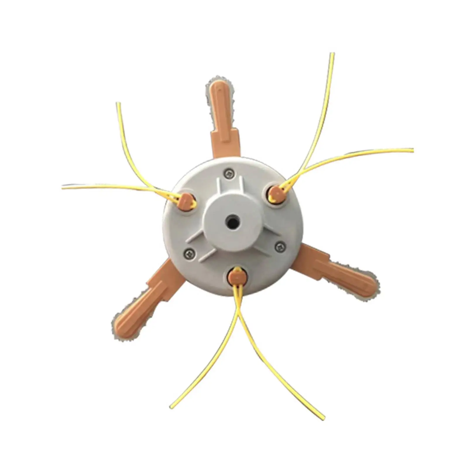 Grass Trimmer Head Easy to Install Hardware 3 Way String Trimmer Head Garden Power Tool for Lawns Gardens Parks Sidewalks