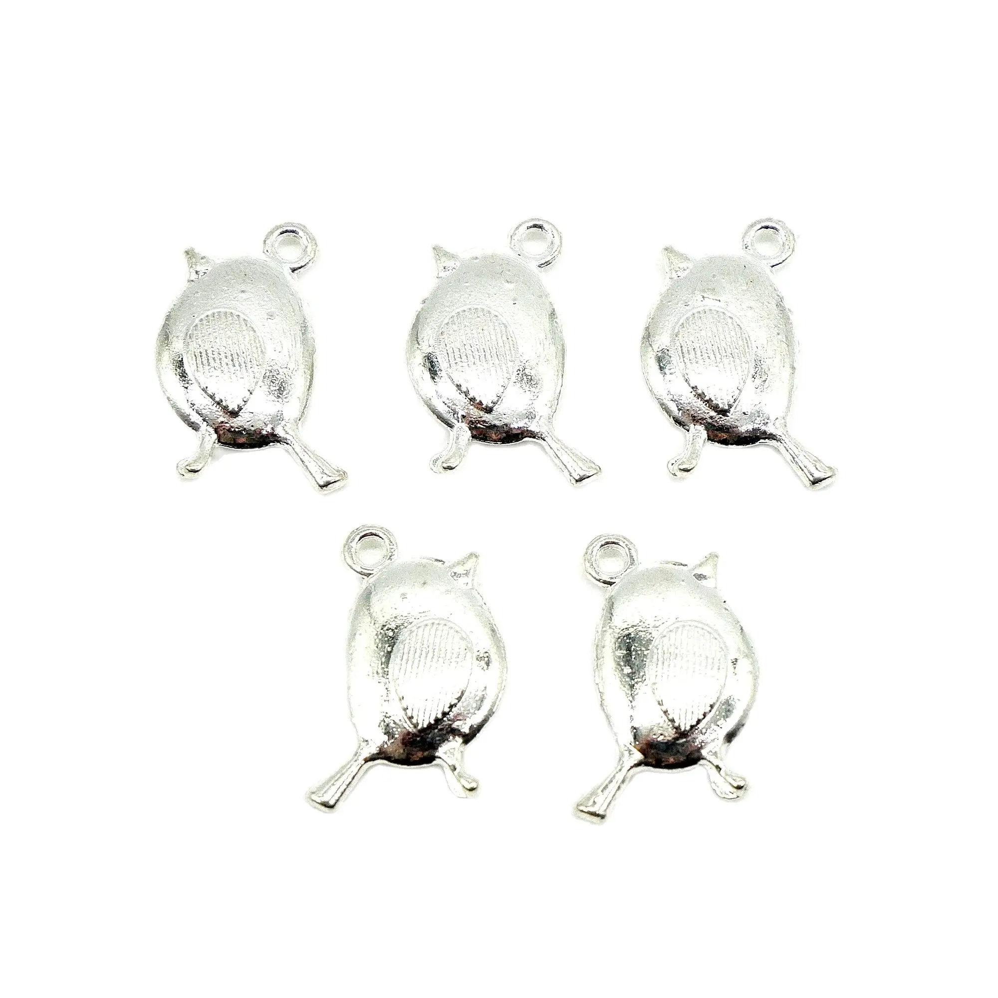 

20PCS Fat Bird Charms Alloy Metal Animal Pendant For DIY Bracelet Necklace Charms Jewelry Making