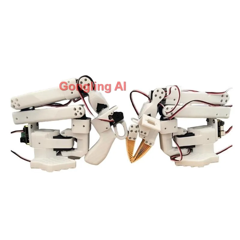 Собранная роботизированная рука SO-ARM101 с AmazingHand LeRobot, 8 степеней свободы, программируемый роботизированный манипулятор, набор для проектов с ИИ для общения с лицом (art.: 3920d98eaac5a) - 3920d98eaac5a