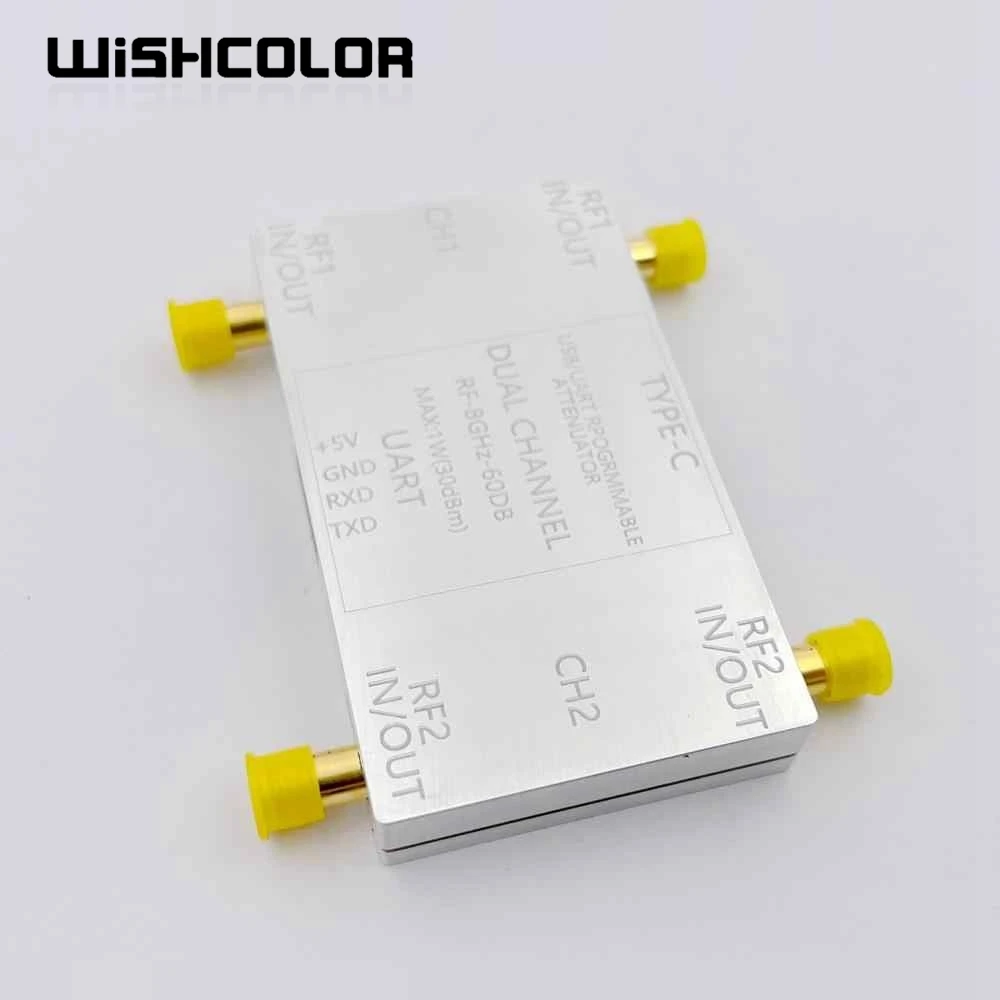 Wishcolor RF-8GHz-60DB Двухканальный программируемый аттенюатор RF-аттенюатор (основной