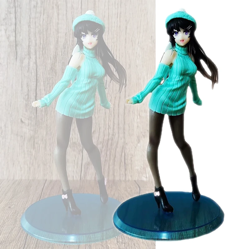 

Серия красивых девушек Sakurajima Mai зимняя одежда стоячая ПВХ 20 см фигурка Аниме Сексуальная Коллекционная модель кукла игрушка настольное укр...