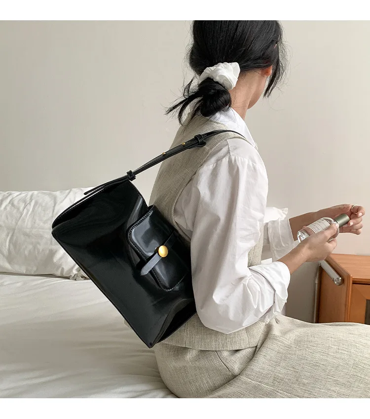 Модные сумки с клапаном для подмышек женщин рабочие дизайнерские винтажная