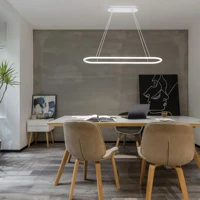 anten led chandelier pendant light dimmable hanging lamp height adjustable decoration lighting for living room bedroom
