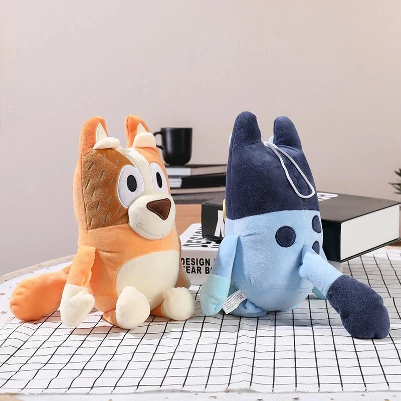 

Cartoon Blueyed Bingo Stuffed Animals Dog Anime Plush Toy Action Lucky Dolls Plushie Chilli Mackenzie Children Soft Gift