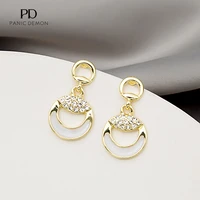 fashion simple small womens earrings temperament trend diamond ring earrings womens jewelry 2021 korean