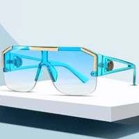 fashion big square sunglasses men style gradient trendy driving blue retro brand design sun glasses uv400 beach oculos de sol