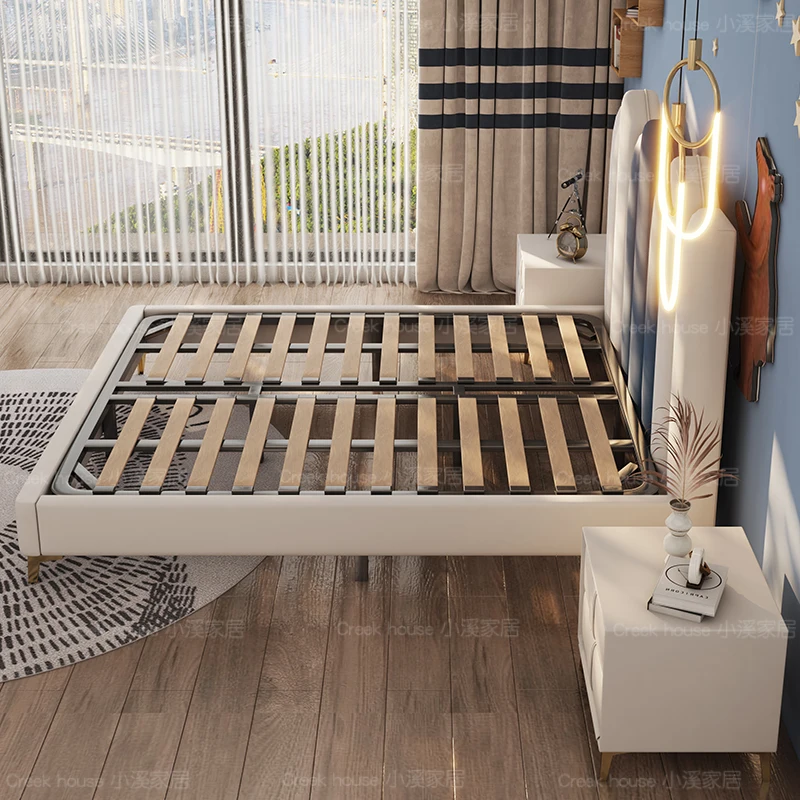 Кровать для мальчика-подростка детская комната спальня в скандинавском стиле