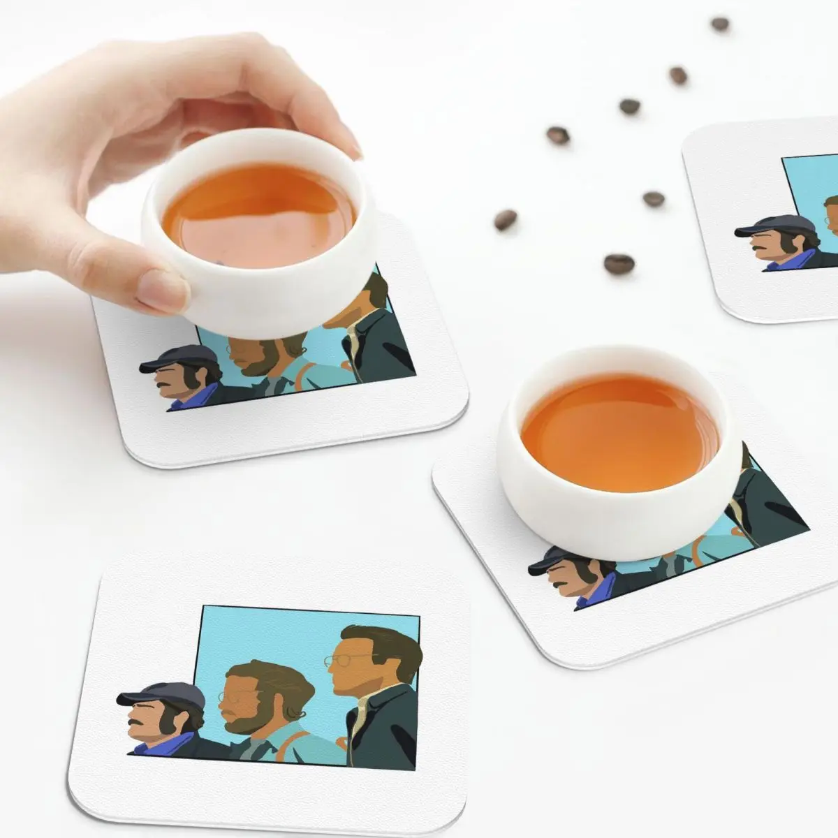 Подставки Jaws Silhou кухонные подставки Нескользящие изоляционные для чашек и кофе