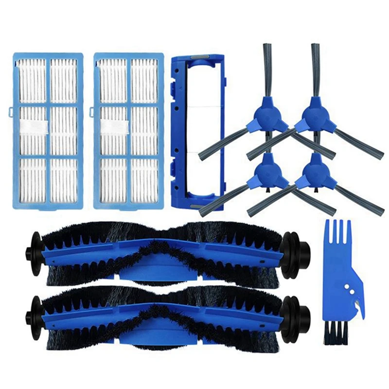 

10PCS Replacement Parts For Main Side Brush Hepa Filter Mop For Goovi 1600PA D380 D382 Vacuum Cleaner Accessories