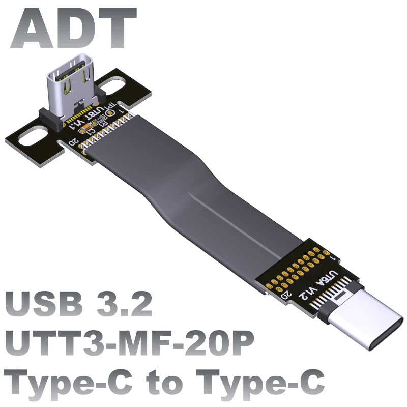

Type-C 3.2 Male To Female Extension Cable Practical Multi-functional Durable Portable USB C Charging Wire Connector Gen2x2 20G