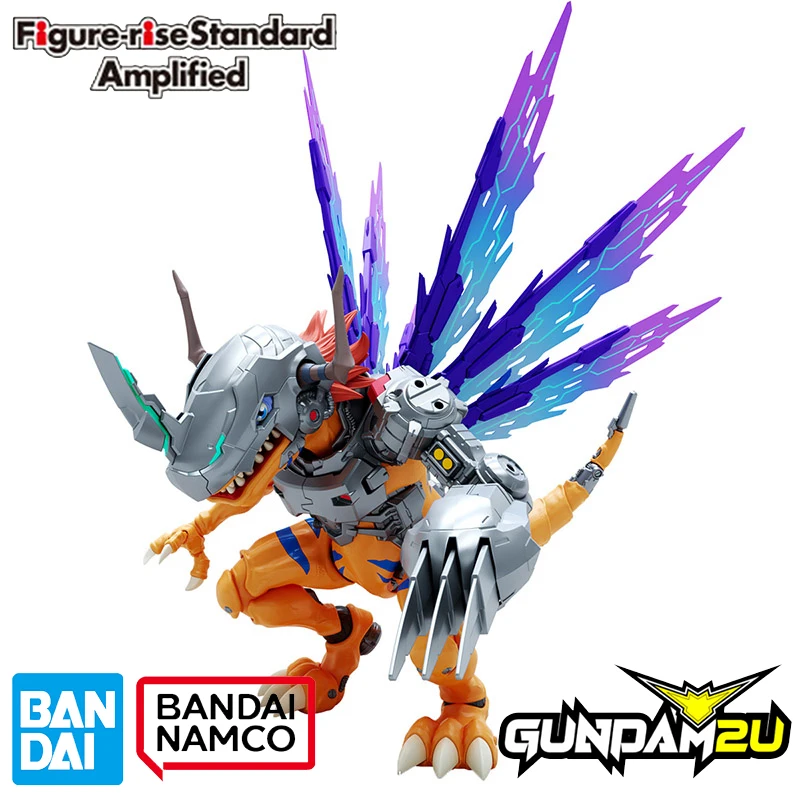 

BANDAI Original Figure-rise Standard Amplified METALGREYMON (VACCINE) Digimon Anime PVC Action Figure Collector Toy for Boys New