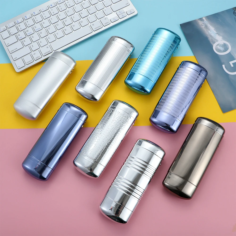 

Футляр для очков в виде капсулы, модный жесткий портативный дорожный органайзер для очков в твердом алюминиевом корпусе, унисекс, 1 шт.