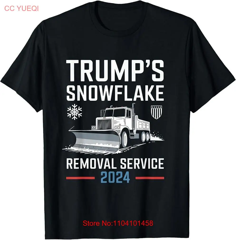 Услуга удаления снежинок Trump 2024 забавная футболка Дональда Трампа