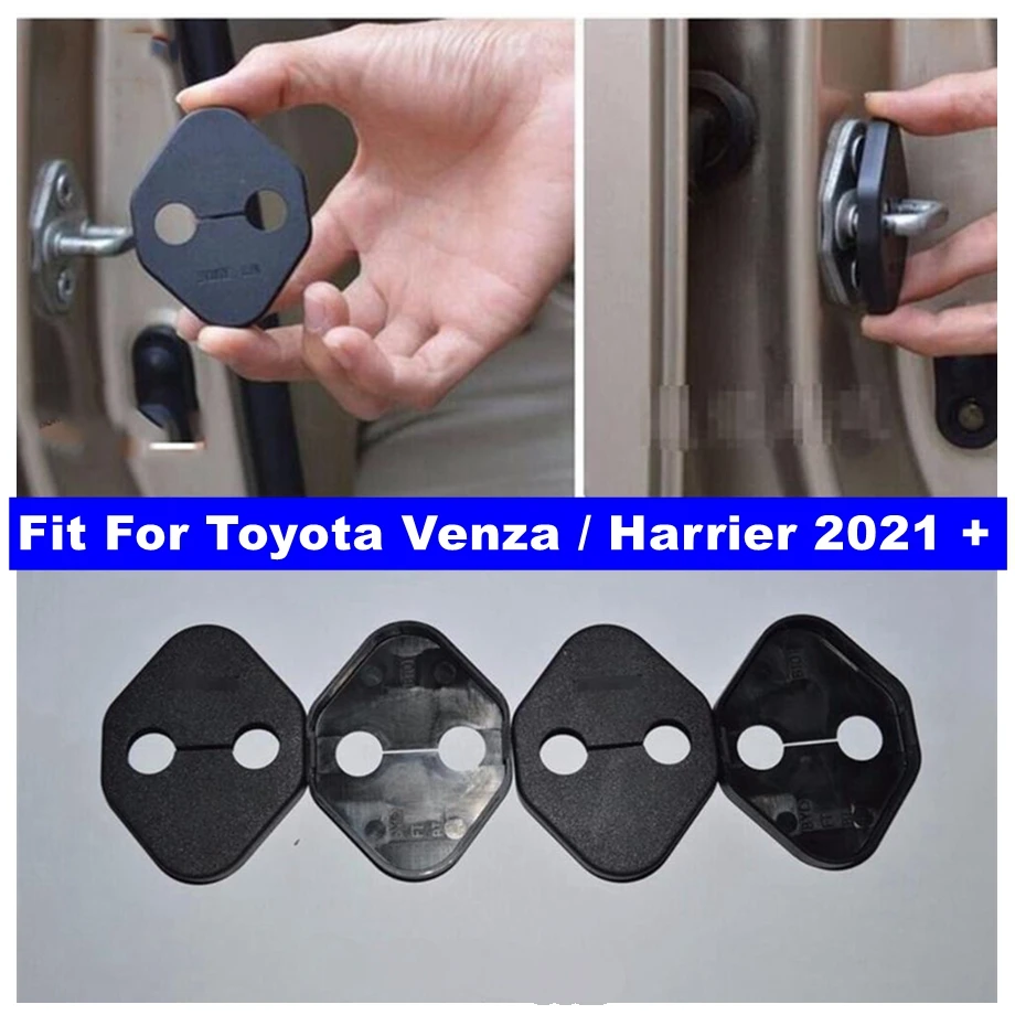 

Автоматический внутренний дверной замок, пряжка, защитный чехол, комплект, пластиковый, подходит для Toyota Venza/Harrier 2021-2024, аксессуары для интерьера