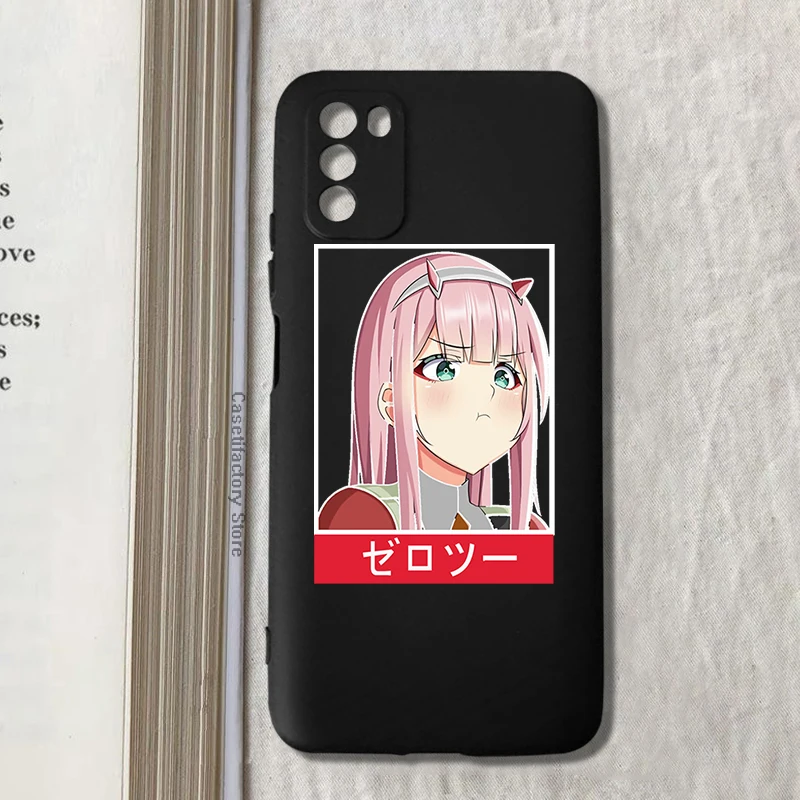 zero two phone case for poco m3 x3 pro f3 for xiaomi redmi note 10 pro 9c 9a 9 pro cartoon cover free global shipping