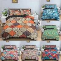 3d mandala bedding set floral flowers pattern duvet cover set luxury soft bedclothes king queen double size home textile