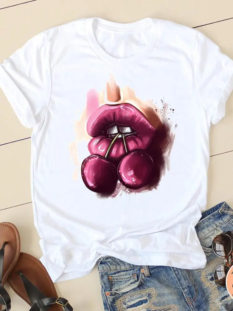 

Женская футболка с коротким рукавом и графическим принтом, в стиле 90-х