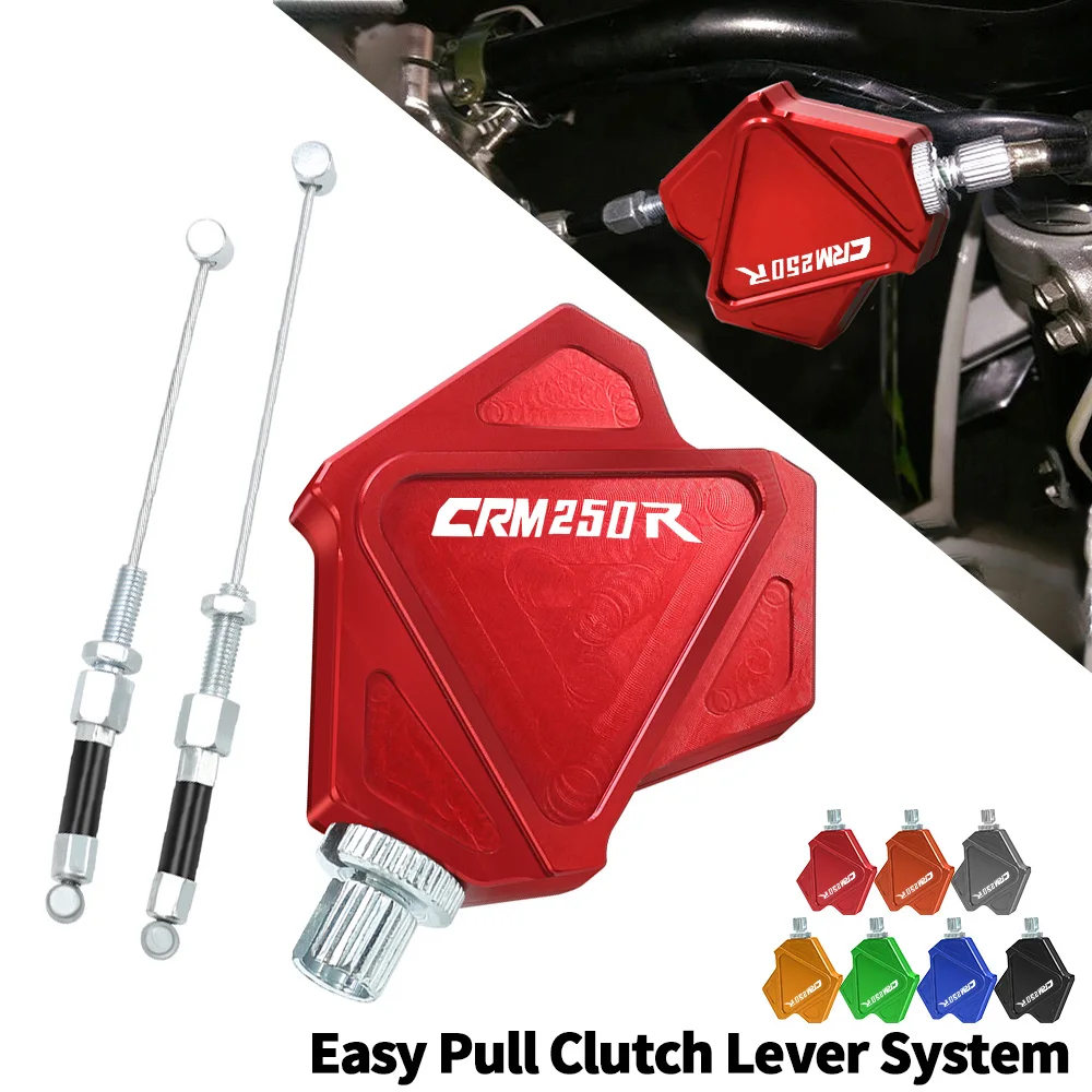 

FOR HONDA CRM 250 CRM250R CRM250AR 1993 1994 1995 1996 1997 1998 1999 Motorcycle CNC Stunt Clutch Lever Easy Pull Cable System