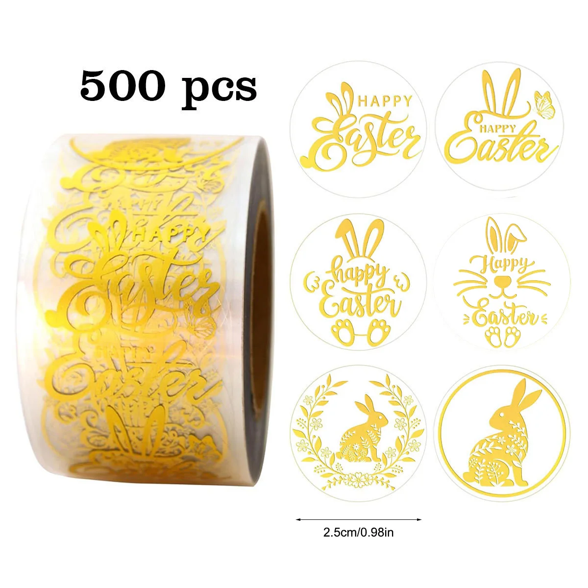 

Золотые бумажные наклейки ЗQNYCY для пасхальных украшений