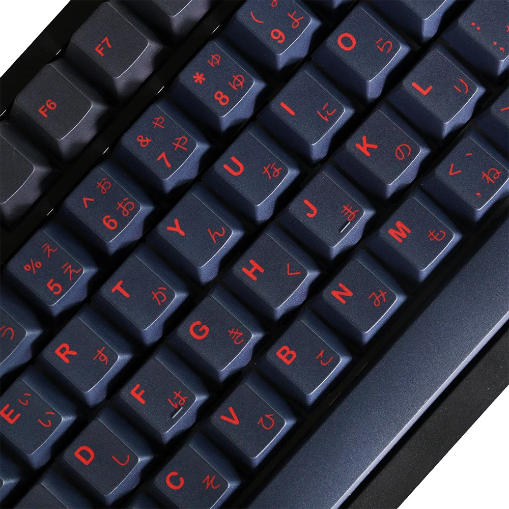Фото Колпачки для клавиш Alter Cherry, материал PBT, 129 клавиш, пятисторонние колпачки для клавиш Dye-Sub для механической клавиатуры с переключателем 61/64/87/104/108 Mx №4
