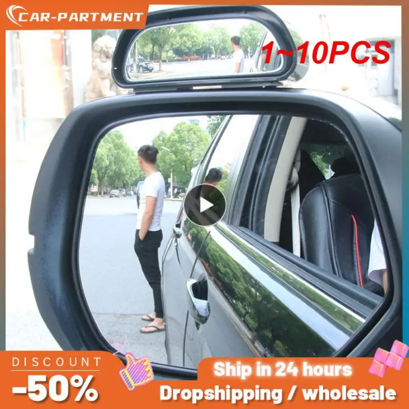

1~10PCS 1piece High quality 360adjustable degree Wide Angle Side Rear Mirrors blind spot Snap way for parking Auxiliary rear